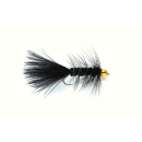 Woolly Bugger Black Gold Nugget #8