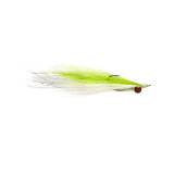 Deep Water Clouser Chartreuse & White #2/0