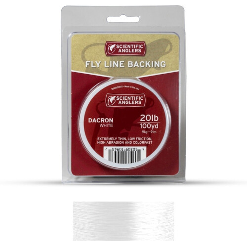 Scientific Anglers Dacron Backing 20 lb White 100 yards