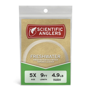 Scientific Anglers Freshwater Leader 9ft. 2X