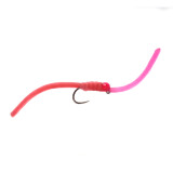 Wiggly Worm Tungsten Two Tone #8