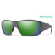 Smith Guides Choice XL Glasses ChromaPop Glass Polarized Green Mirror Tortoise