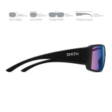 Smith Guides Choice Glasses XL ChromaPop Glass Polarchromic Rose Blue Mirror