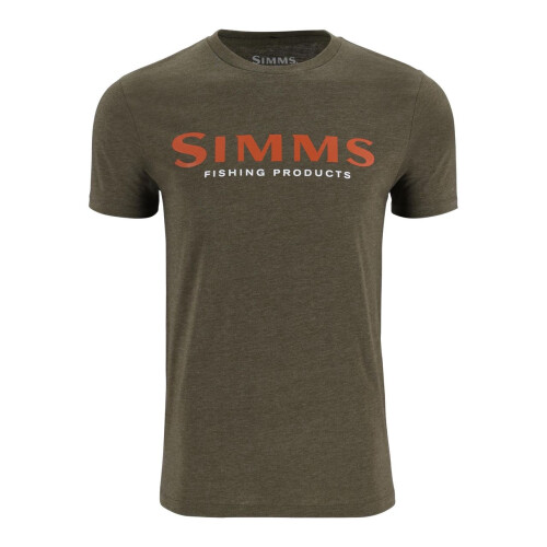 Simms Logo T-Shirt Loden Heather #L