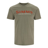 Simms Logo T-Shirt Loden Heather #L