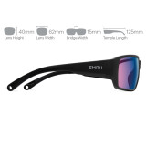 Smith Hookset Glasses ChromaPop Glass Polarchromic Rose Blue Mirror